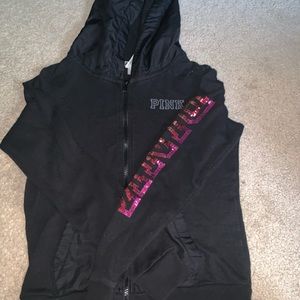 Pink Victoria Secret Zip Up Jacket